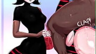 Сучка Мэвис изменяет мужу, не заботясь об их отношениях. Комикс на испанском языке - порно видео